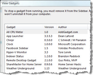 Windows Vista гаджеты Windows Vista гаджеты