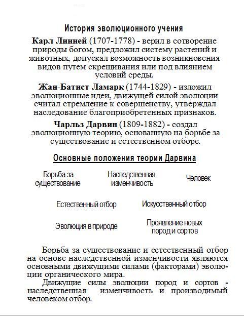 Теория эволюции